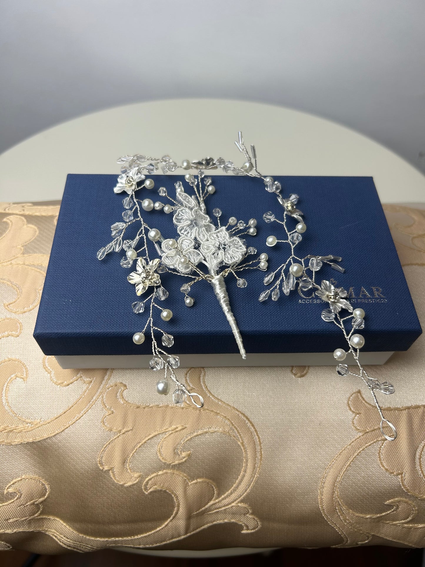🌸 Fermaglio 1 – Romantic Pearl